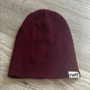 Neff Burgundy Beanie